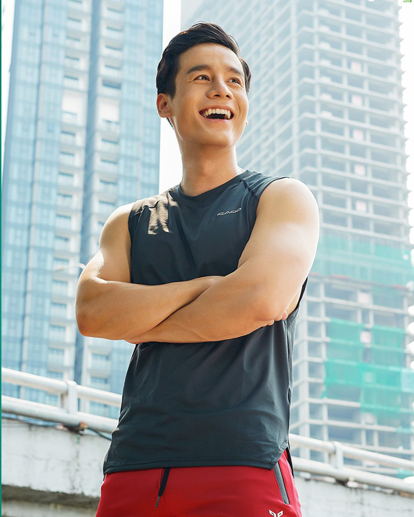 Áo tanktop nam tập gym, yoga