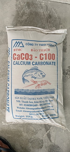 Khoáng Calci C100 - Công Ty TNHH Khoáng Sản và Xây Dựng Bảo Thạch