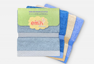 Khăn mặt emax cotton và sơ tre kimono 03