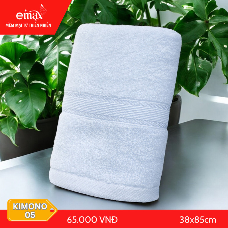 Khăn quấn đầu Cotton Emax Kimono 05 - Khăn Khách Sạn Emax - Công Ty TNHH DV & TM Minh Hưng