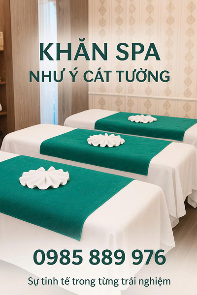 Khăn - ga - gối spa và khách sạn - Khăn Bông Như ý Cát Tường - Công Ty TNHH Sản Xuất Thương Mại Dịch Vụ Như ý Cát Tường
