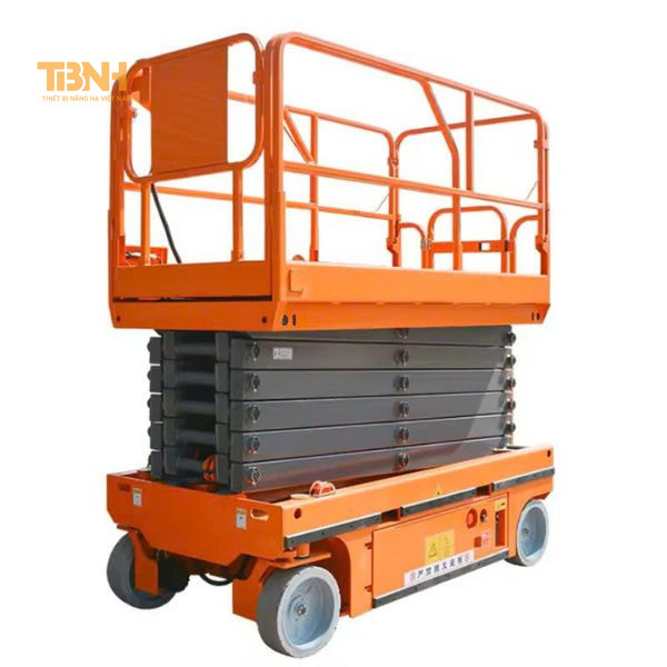 Xe nâng người cắt kéo tự hành 7 đến 16m