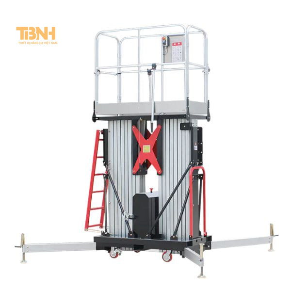 Xe nâng người cột buồm đôi bán tự hành 8 đến 18m
