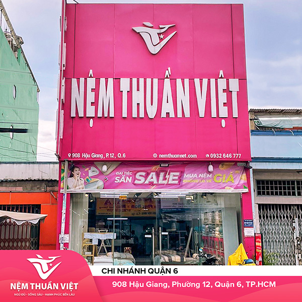 Chi nhánh Quận 6 - Nệm Thuần Việt - Công Ty Cổ Phần Nệm Thuần Việt