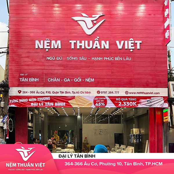 Đại lý Tân Bình - Nệm Thuần Việt - Công Ty Cổ Phần Nệm Thuần Việt