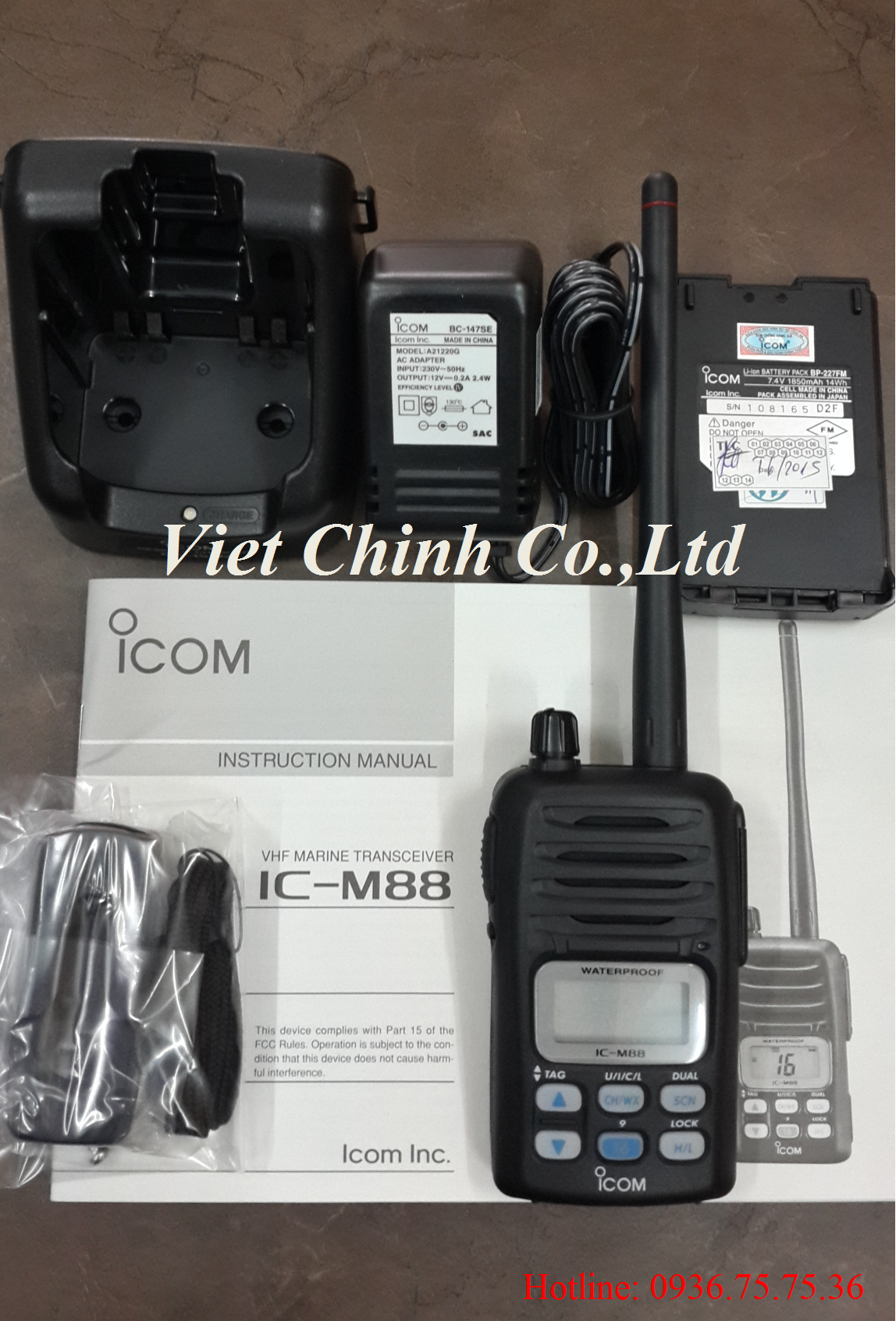 Máy bộ đàm hàng hải ICOM IC-M88 - Thiết Bị Hàng Hải Việt Chính - Công Ty TNHH Việt Chính