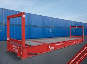Container flat rack 40 feet - Container Tiên Phong - Công Ty TNHH Thương Mại Cơ Khí Tiên Phong