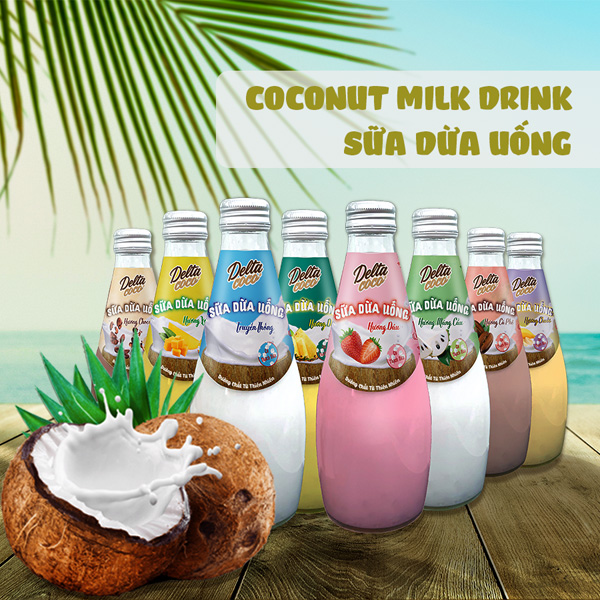 Sữa dừa uống - Dừa Bến Tre - Công Ty Cổ Phần Đầu Tư Dừa Bến Tre