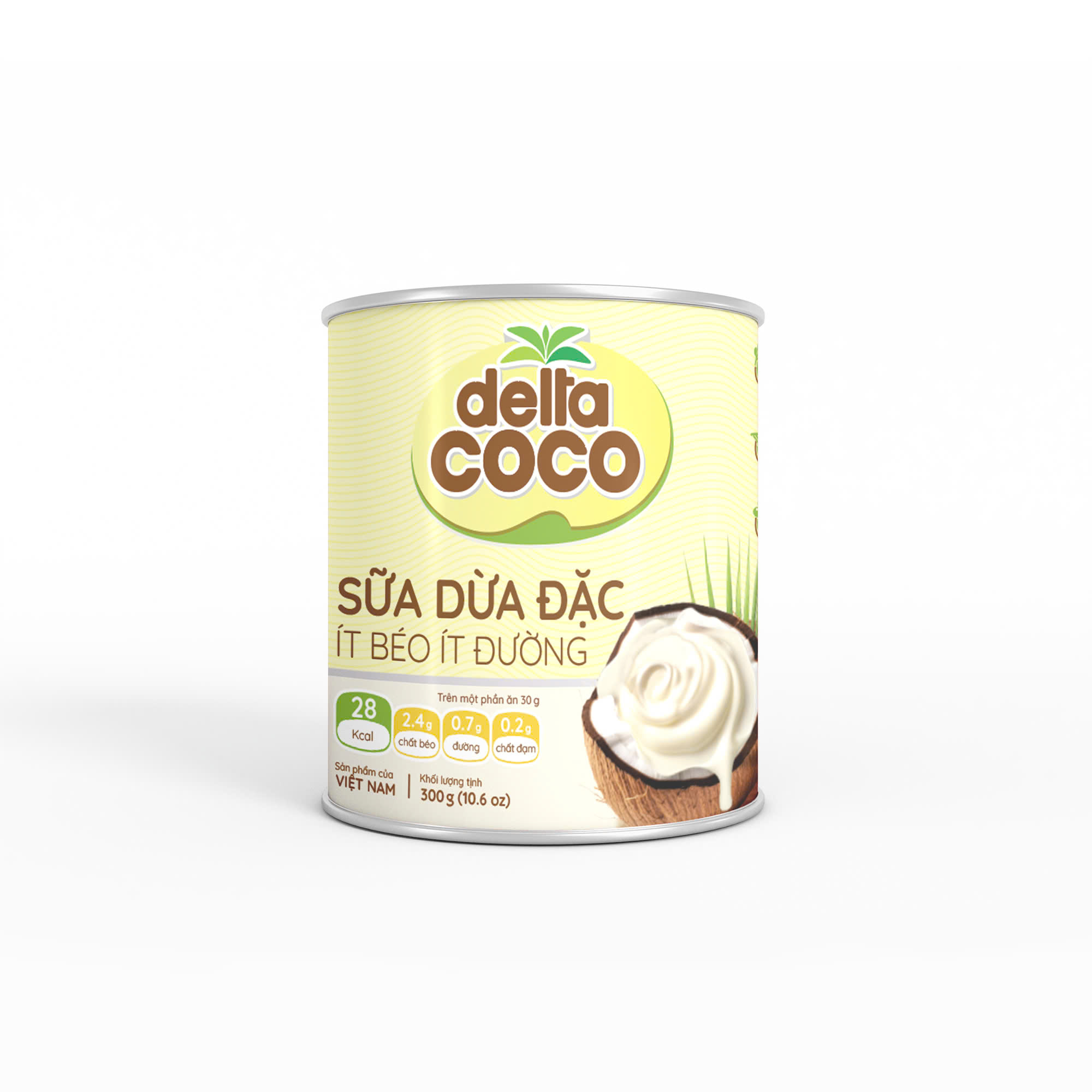 Sữa dừa đặc ít béo, ít đường