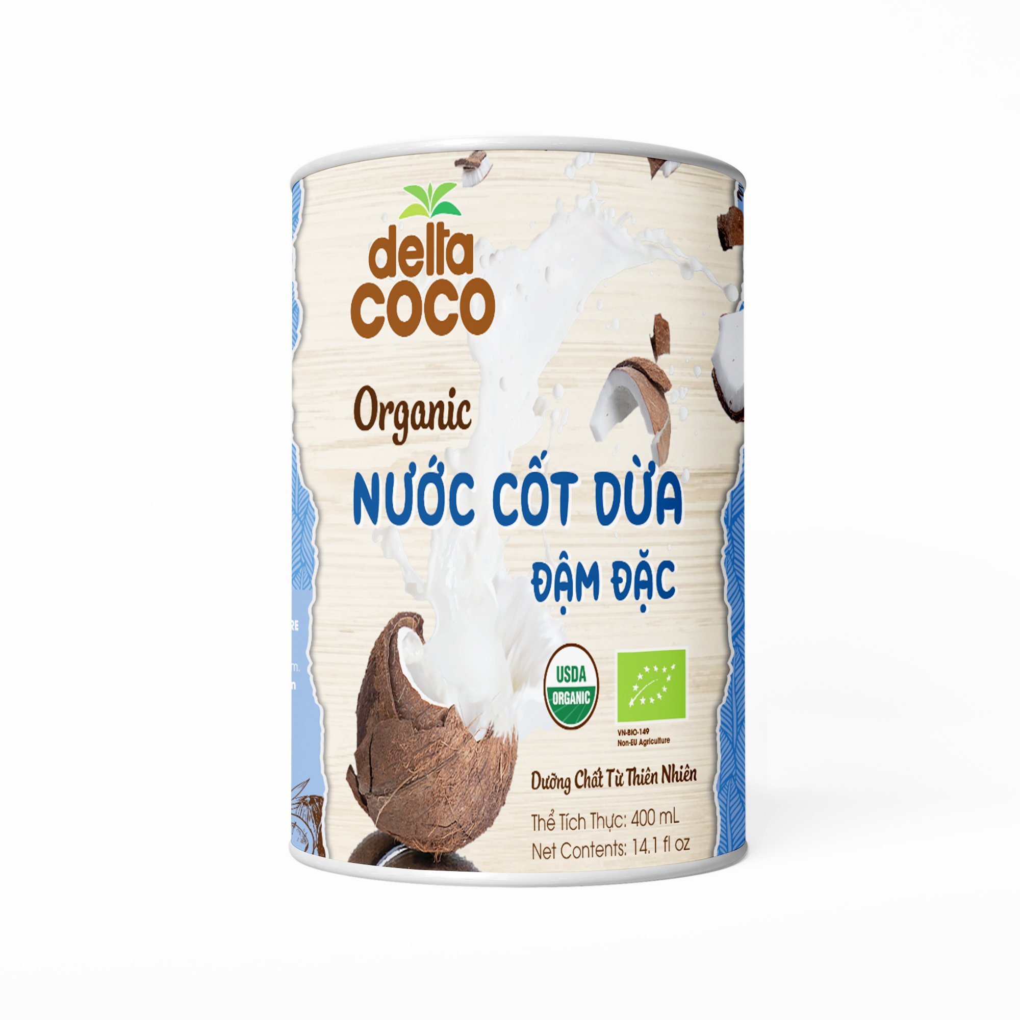 Nước cốt dừa đậm đặc organic