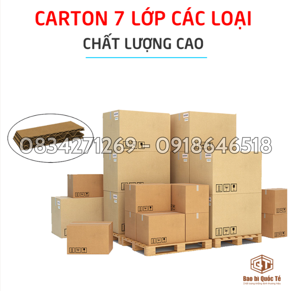 Thùng carton 7 lớp - Công Ty TNHH Sản Xuất Thương Mại Và Dịch Vụ Quốc Tế