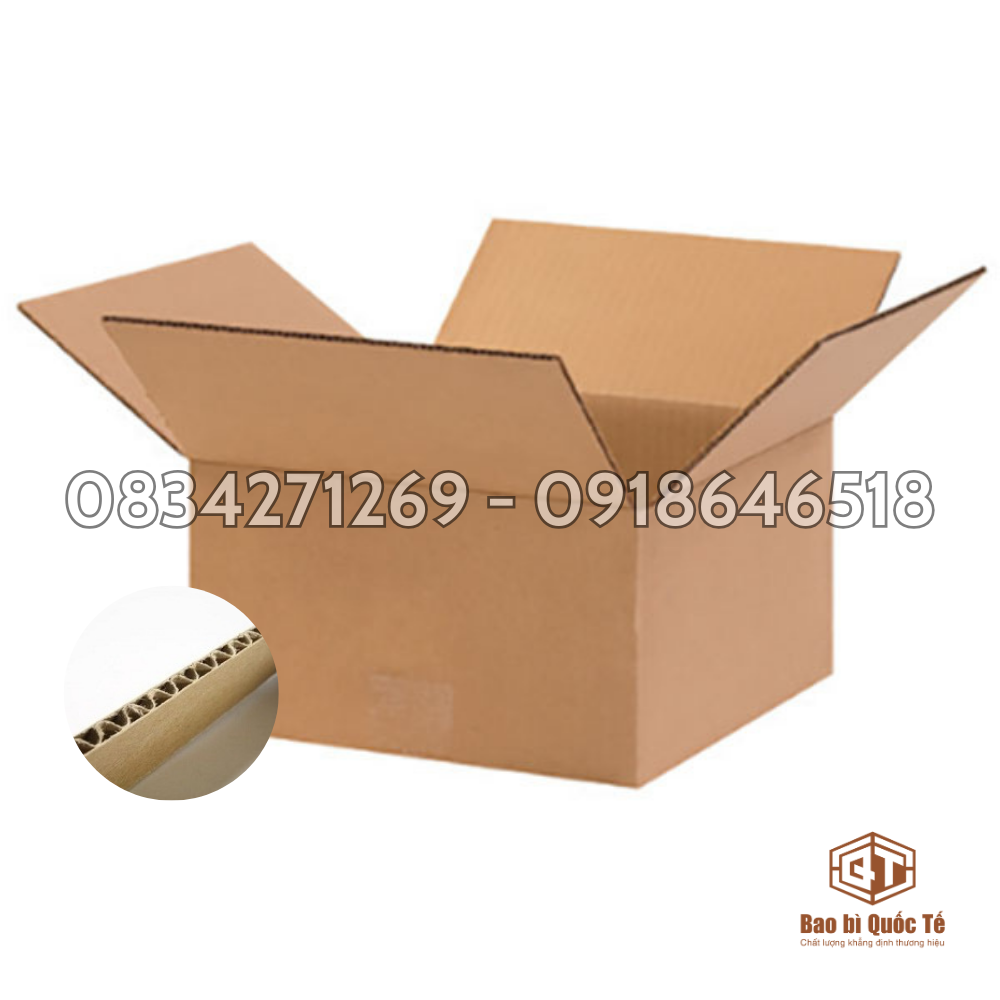 Thùng carton 3 lớp sóng E - Công Ty TNHH Sản Xuất Thương Mại Và Dịch Vụ Quốc Tế