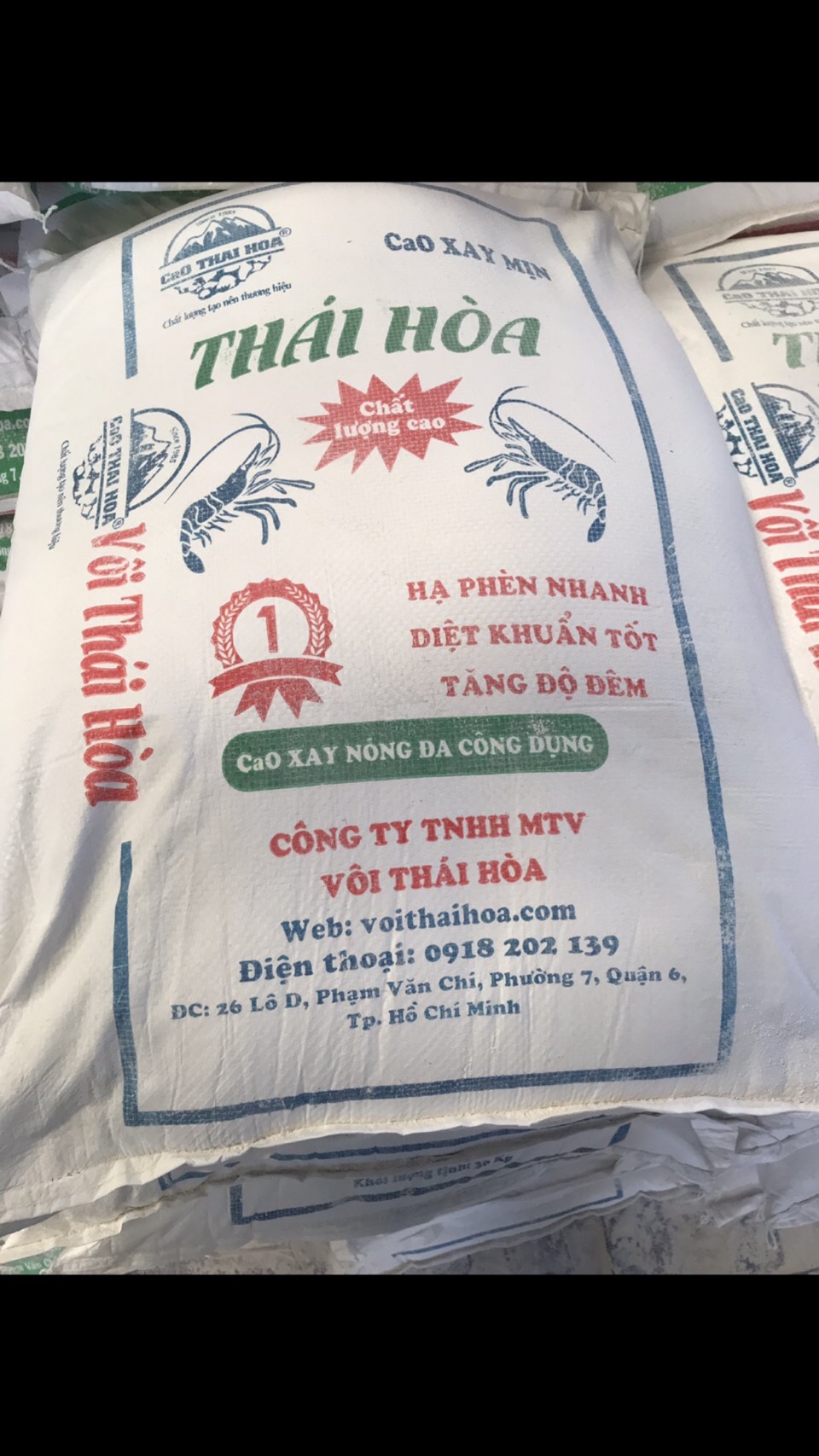 Vôi bột - Chi Nhánh Bình Dương -  Công Ty TNHH Vôi Thái Hòa