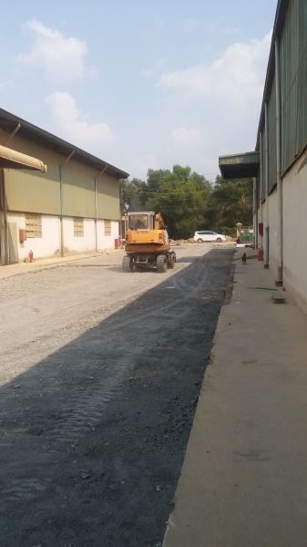 Thi công đường nhà xưởng An Việt Phát