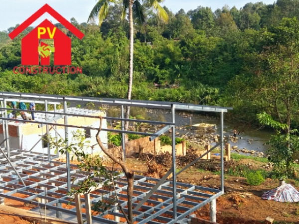 Thi công khu nghỉ dưỡng Madagui