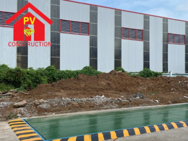 Thi công trạm cân 60T kho giấy