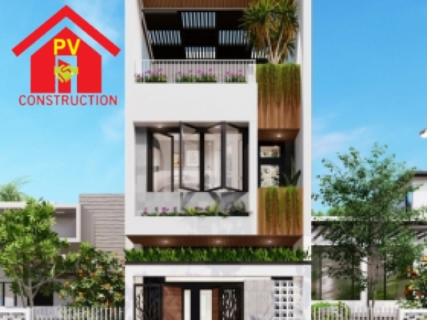 Thiêt kế thi công nhà phố