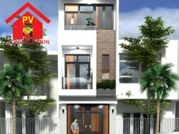 Thiêt kế thi công nhà phố