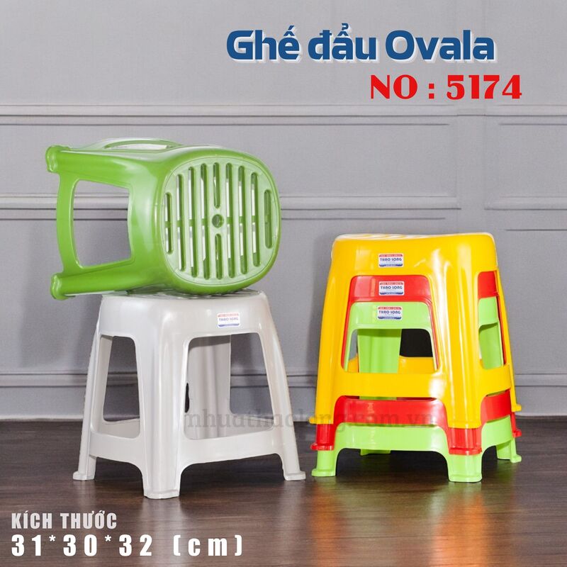 Ghế đẩu Ovala - No: 5174