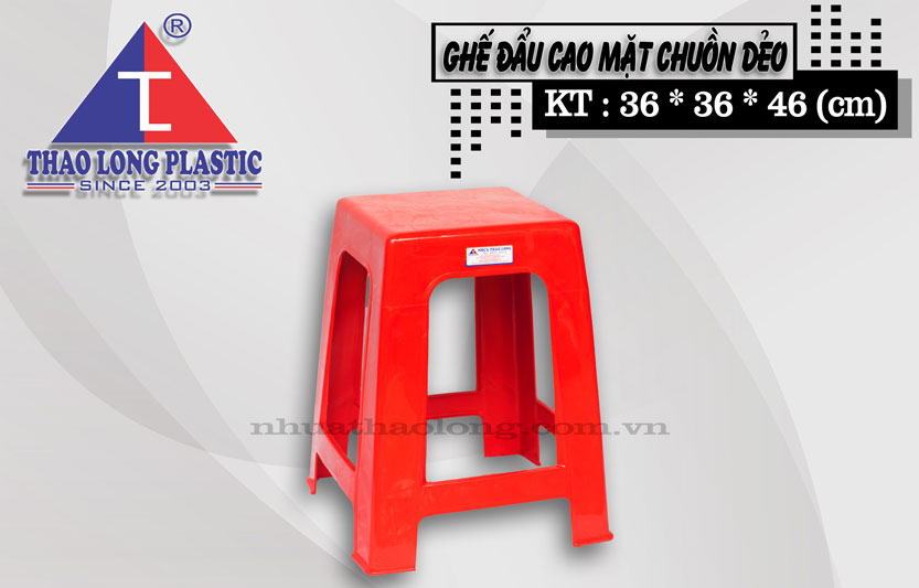 Ghế đẩu cao - Nhựa Thảo Long - Công Ty TNHH Thảo Long