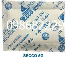 Bột hút ẩm SECCO 5g - Tổng Kho Hạt Chống ẩm - Công Ty TNHH Tập Đoàn Hùng Dũng