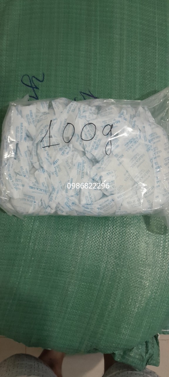 Gói hút ẩm 100g vỏ vải lụa không dệt - Tổng Kho Hạt Chống ẩm - Công Ty TNHH Tập Đoàn Hùng Dũng