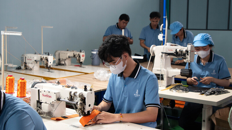 Nhà xưởng Công Ty Phước Hải - Blanda - Công Ty TNHH Sản Xuất Thương Mại Túi Xách - Hộp Da Phước Hải