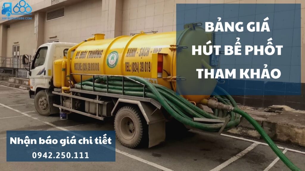 Dịch vụ hút bể phốt tại Sơn Tây