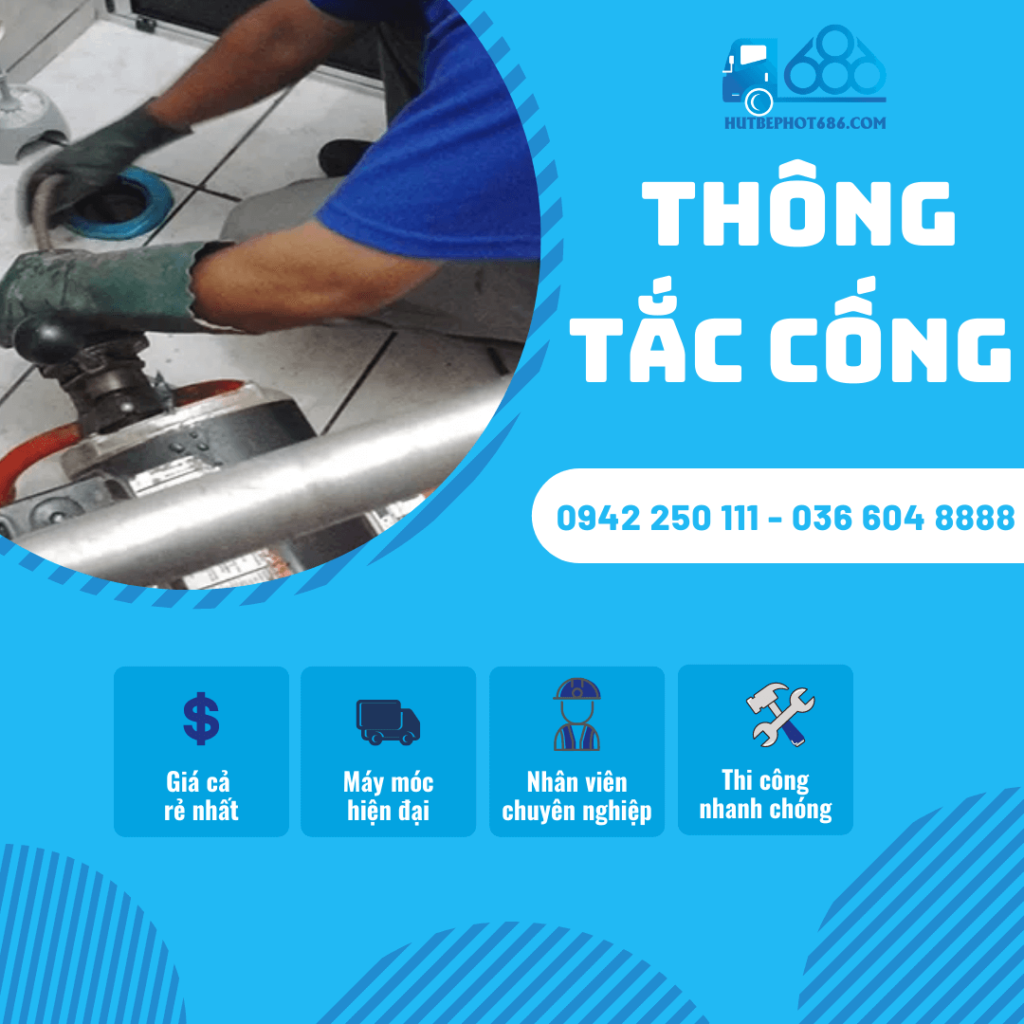 Dịch vụ thông tắc cống tại Cầu Giấy