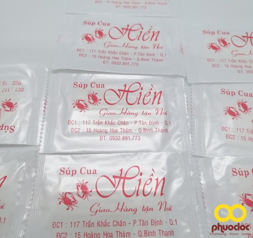 Khăn lạnh mini súp cua - Khăn Lạnh Phước Lộc - Công Ty TNHH Sản Xuất Thương Mại Dịch Vụ Phước Lộc