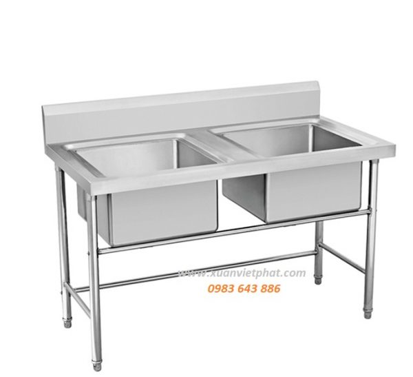 Chậu rửa inox đôi