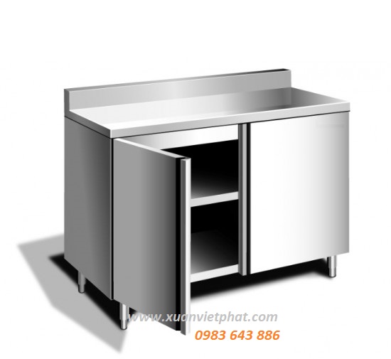 Tủ inox cửa mở