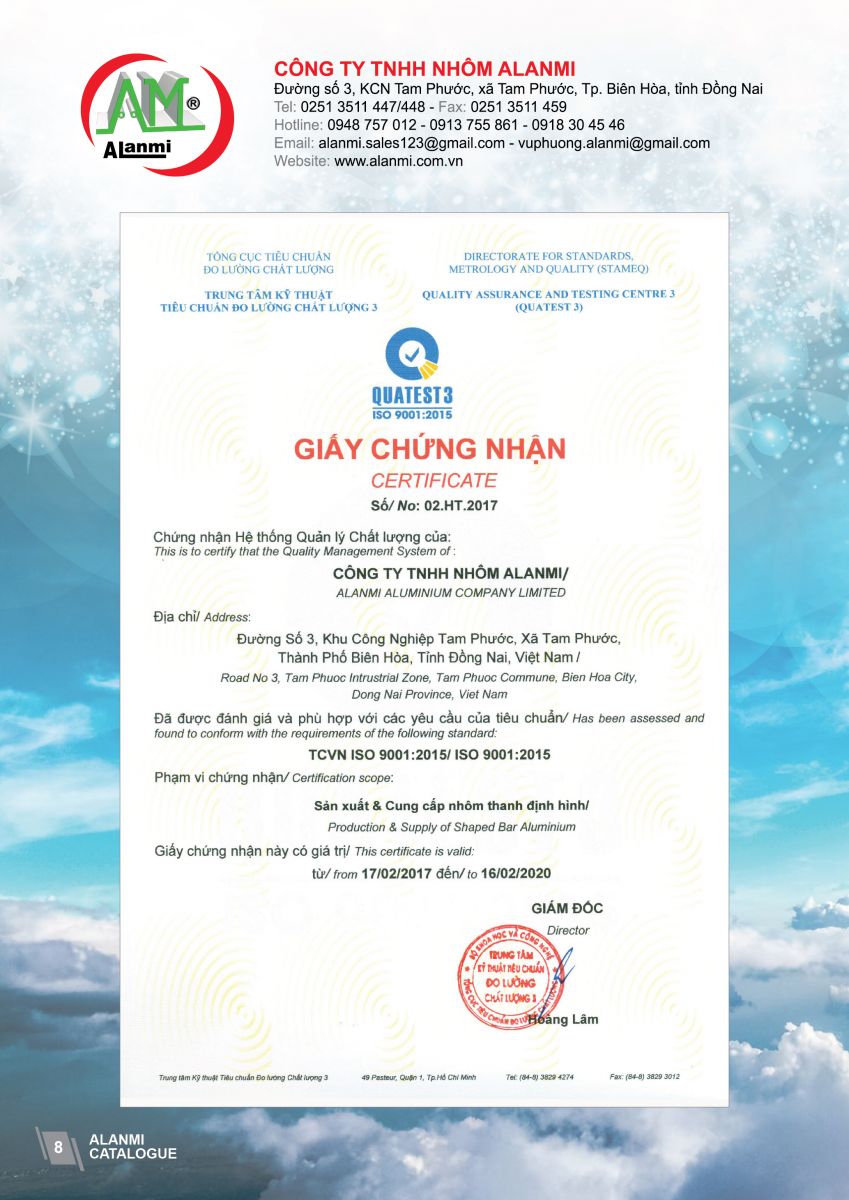 Chứng nhận TCVN ISO 9001:2015