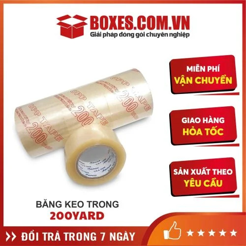 Băng keo trong 200 Yard