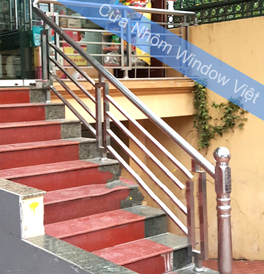 Lan can cầu thang - Cửa Nhôm Window Việt - Công Ty TNHH Sản Xuất Và Thương Mại Window Việt