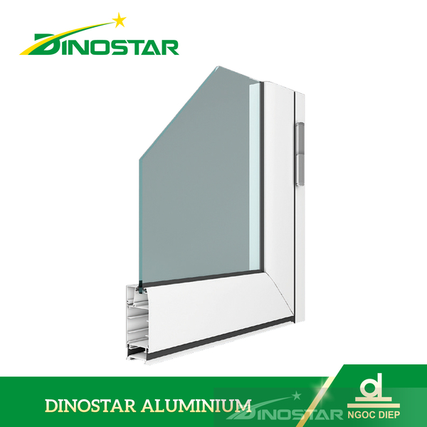 Cửa đi mở quay hệ ND-V450 - Nhôm Dinostar - Công Ty Cổ Phần Nhôm Ngọc Diệp