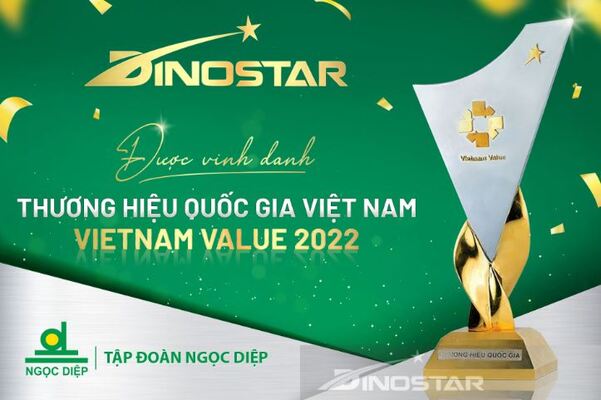 Thương hiệu quốc gia Việt Nam 2022 - Nhôm Dinostar - Công Ty Cổ Phần Nhôm Ngọc Diệp