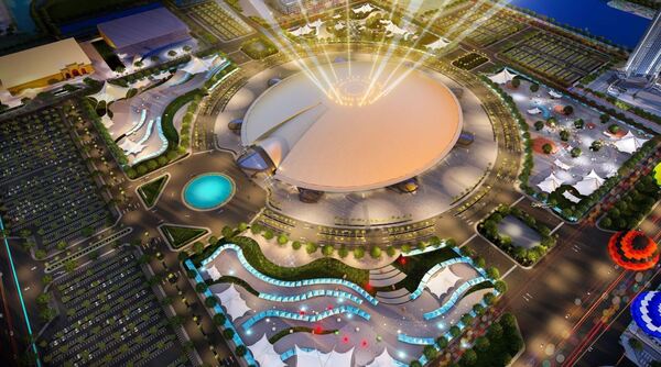 Trung tâm hội chợ triển lãm quốc gia - Nhôm Dinostar - Công Ty Cổ Phần Nhôm Ngọc Diệp
