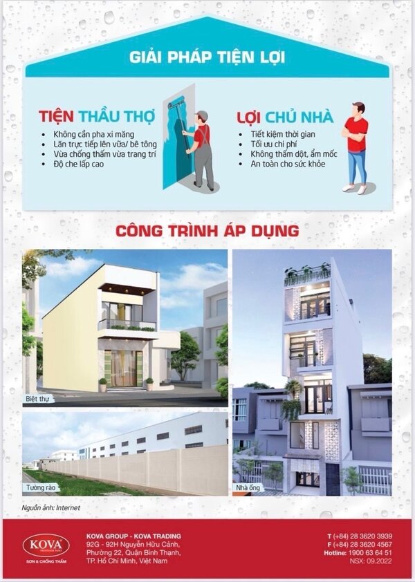 Sơn ngoại thất Kova - Sơn Kova - Công Ty Cổ Phần Đầu Tư Xây Dựng Đông Nam Việt