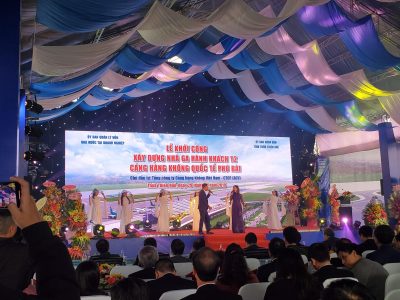 Lễ khởi công xây dựng nhà ga tại Phú Bài