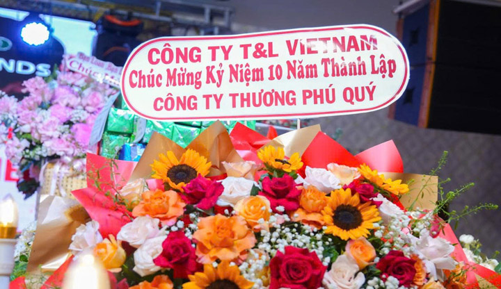 Lễ Kỷ Niệm 10 Năm Thành Lập Công Ty Thương Phú Quý