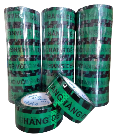 Băng keo hàng dễ vỡ màu xanh
