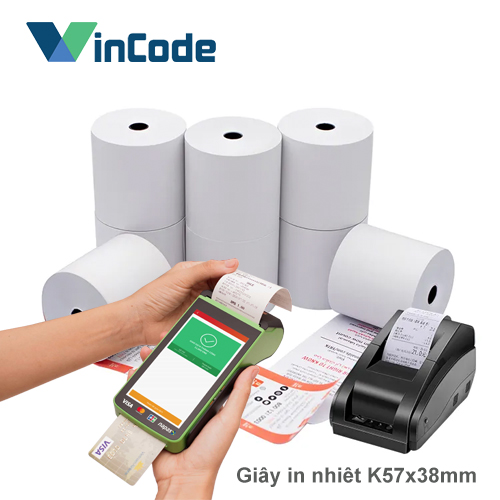 Giấy in hóa đơn nhiệt cho máy POS - Thiết Bị Mã Vạch Nam Bình Xương - Công Ty TNHH Nam Bình Xương