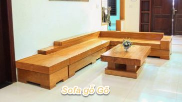 Sofa góc sồi - Công Ty CP Nội Thất Goxin