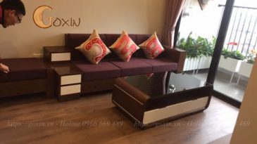 Sofa gỗ óc chó - Công Ty CP Nội Thất Goxin