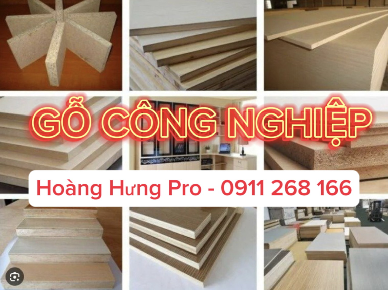 Gỗ công nghiệp - Gỗ Công Nghiệp Hoàng Hưng Pro - Công Ty TNHH Hoàng Hưng Pro