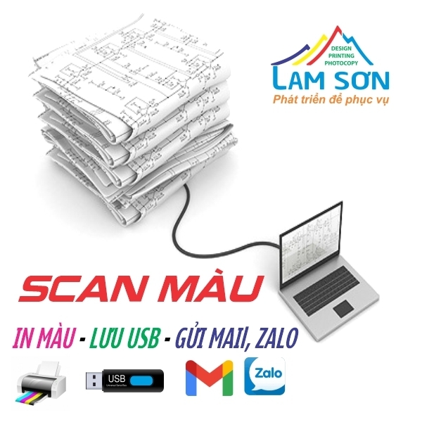 Scan màu khổ lớn - In Lam Sơn - Công Ty TNHH MTV In Lam Sơn GL