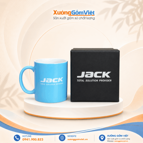 Ly sứ in logo Jack Total Solution Provides