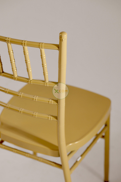 Ghế Tiffany vàng (7 thanh, đốt trúc) - Bàn Ghế Nội thất XCOM - Công Ty TNHH XCOM