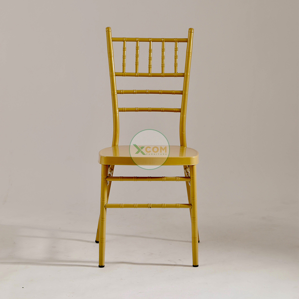 Ghế Tiffany vàng (7 thanh, đốt trúc) - Bàn Ghế Nội thất XCOM - Công Ty TNHH XCOM